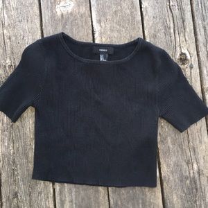 SOLD! Cute Black Crop